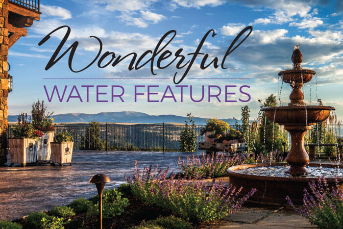 water features landscape design